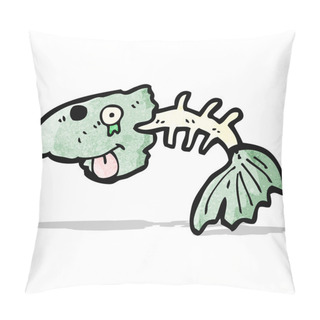 Personality  Cartoon Fish Bones Pillow Covers