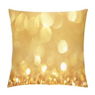 Personality  Shiny Golden Lights Pillow Covers