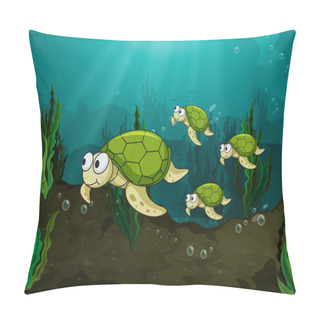 Personality  Turtles Pillow Covers