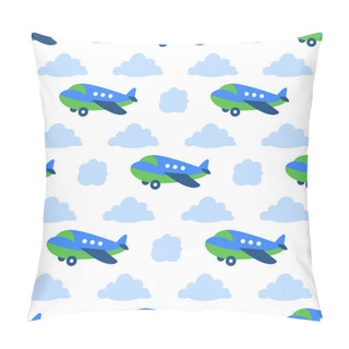 Personality  Seamless Planes Pattern Pillow Covers