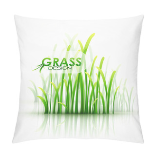 Personality  Vector Grass Background Pillow Covers