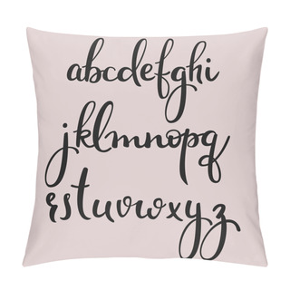 Personality  Handwritten Brush Style Calligraphy Pillow Covers