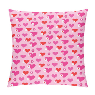 Personality   Hearts And Flowers Pattern   Pillow Covers