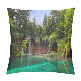 Personality  Plitvice Lakes In Croatia Pillow Covers