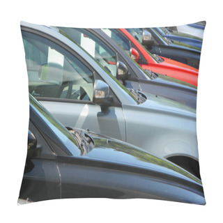 Personality  Row Of Cars Pillow Covers