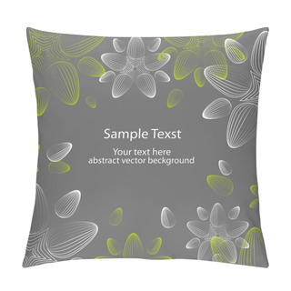 Personality  Abstract Vector Background. Vector Illustration.  Pillow Covers