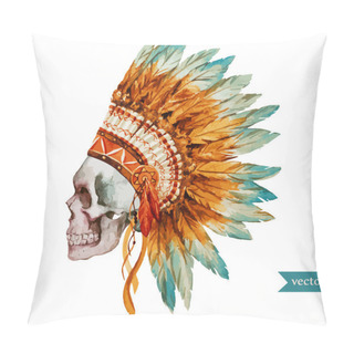 Personality  Ethnic Skull Pillow Covers