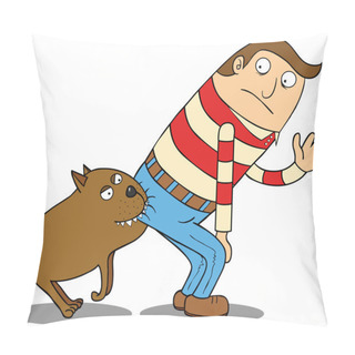 Personality  Beware Of Dog Pillow Covers