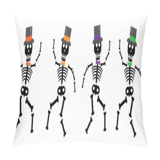 Personality  Happy Halloween Skeletons Pillow Covers