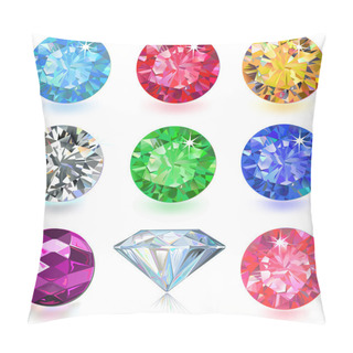 Personality  Colored Gems Pillow Covers