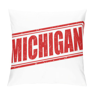 Personality  Michigan Stamp Pillow Covers