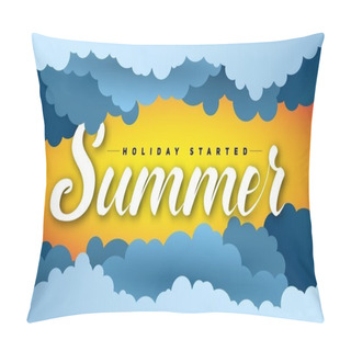 Personality  Summer Holiday Concept Design Pillow Covers