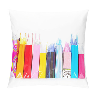 Personality  Row Of Shopping Bags Pillow Covers