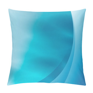 Personality  Underwater Waves Blue Tones Background Pillow Covers