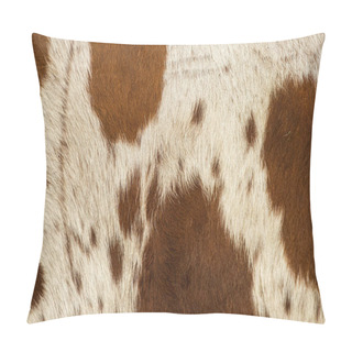 Personality  Pattern Of A Longhorn Bull Cowhide. Pillow Covers