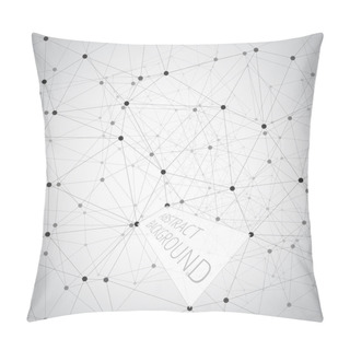 Personality  Background Made From Points And Lines Pillow Covers