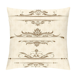 Personality  Vintage Floral Border Pillow Covers