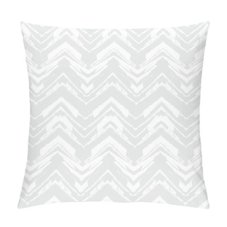 Personality  White Geometric Texture With Hand Drawn Chevrons Pillow Covers