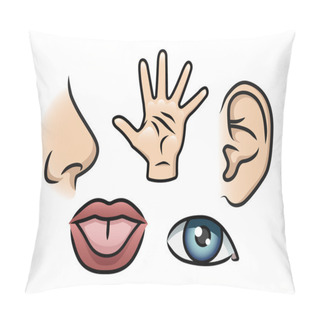 Personality  The Five Senses Pillow Covers