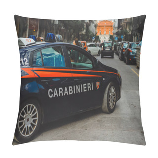 Personality  Police Car Parked In Urban Street Pillow Covers