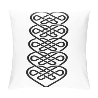 Personality  Weaved Celtic Style Hearts Ornament Pillow Covers