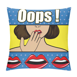 Personality  Pop Art Design. Pillow Covers