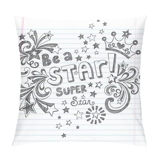 Personality  Hand-Drawn Sketchy Doodles Pillow Covers