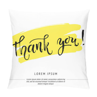 Personality   Hand Drawn  Lettering With Abstract Background. Pillow Covers