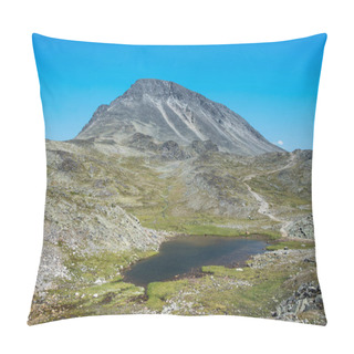 Personality  Besseggen Ridge With Little Lake In Jotunheimen National Park, Norway Pillow Covers