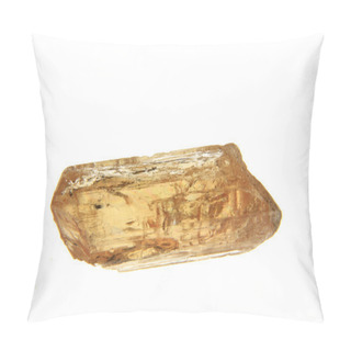 Personality  Uncut Topaz Crystal From Brazil Pillow Covers