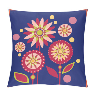 Personality  Floral Vector Pattern Background Pillow Covers