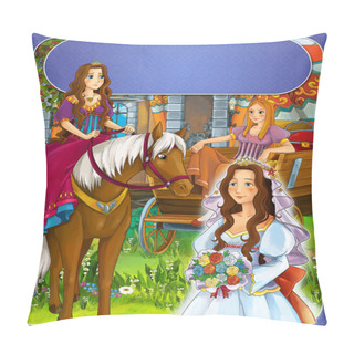 Personality  The Goose Girl - Prince Or Princess - Castles - Knights And Fairies - Illustration For The Children Pillow Covers