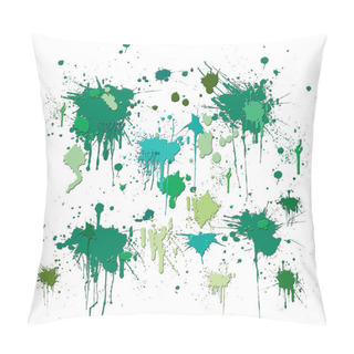 Personality  Green Blob Pillow Covers
