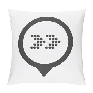 Personality  Illustration Of Vector Icon Pillow Covers