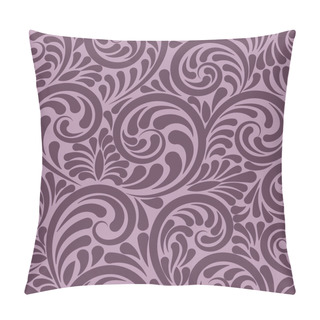 Personality  Swirls And Curls Seamless Abstract Background Pillow Covers