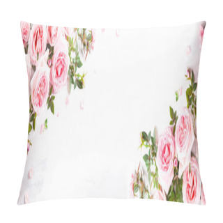 Personality  Beautiful Pink Roses Flowers  Pillow Covers
