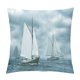Personality  Boats In The Fog Pillow Covers