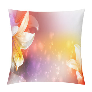 Personality  Artistic Flower Background Pillow Covers