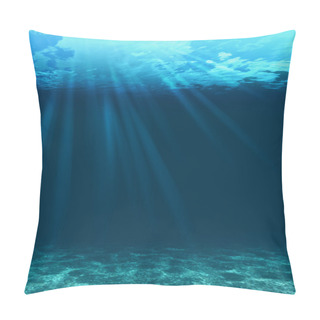 Personality  Blue Ocean Waves From Underwater Pillow Covers