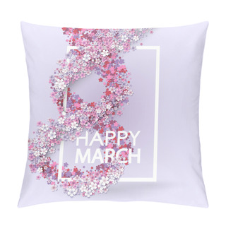Personality  Women Day Background Pillow Covers