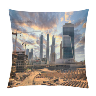 Personality  Grandiose Construction In Dubai, The United Arab Emirates Pillow Covers