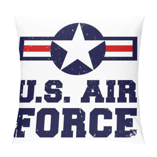 Personality  T-shirt Print Design U.S. Air Force Pillow Covers