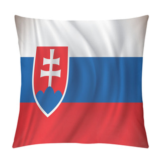 Personality  Flag Of Slovakia Pillow Covers