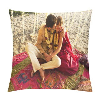 Personality  Young Couple Kiss Pillow Covers