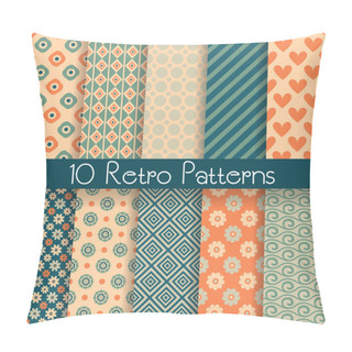 Personality  Retro Abstract Vector Seamless Patterns Pillow Covers
