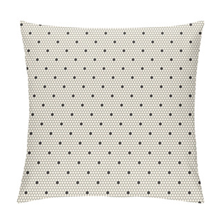Personality  Black Dotted Lace Pillow Covers