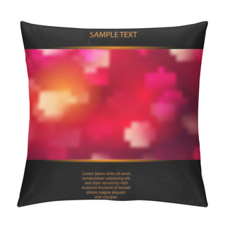 Personality  Abstract Red Background, Vector Pillow Covers