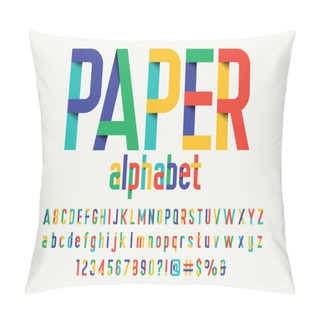 Personality  Paper Folding Origami Style Alphabet Design Pillow Covers