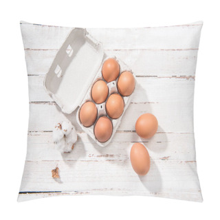 Personality  Chicken Eggs In Box Pillow Covers