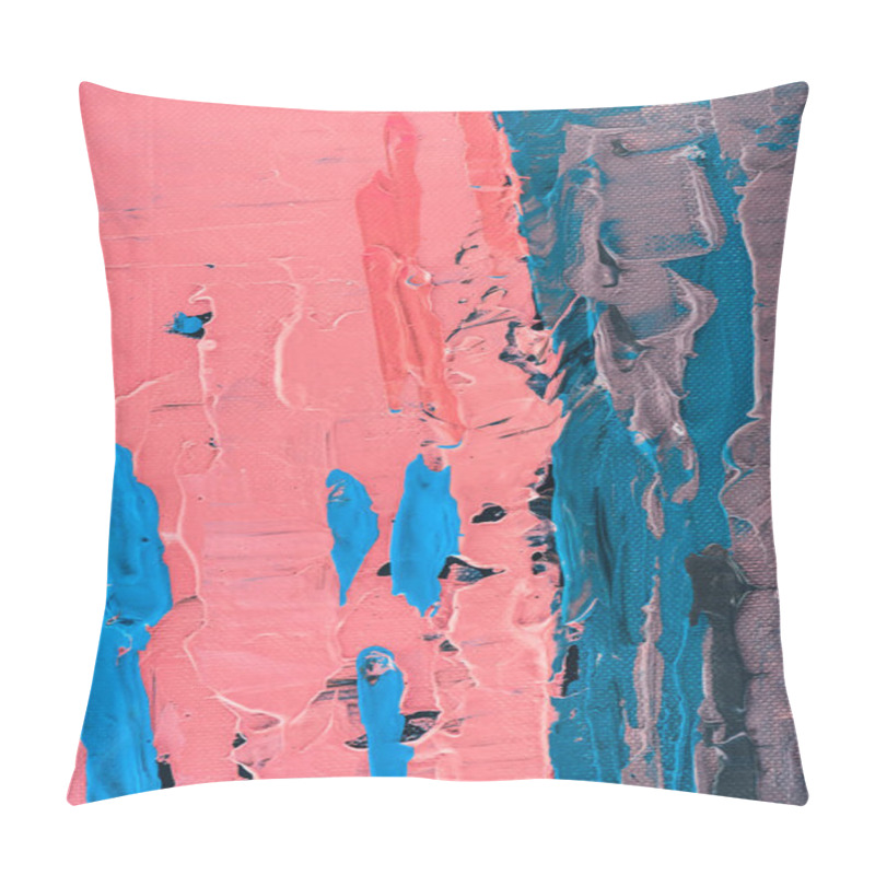 Personality  abstract texture with oil paint brush strokes  pillow covers